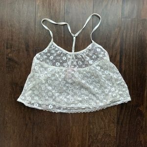 VICTORIA SECRET Lace Tank. Size XS.
